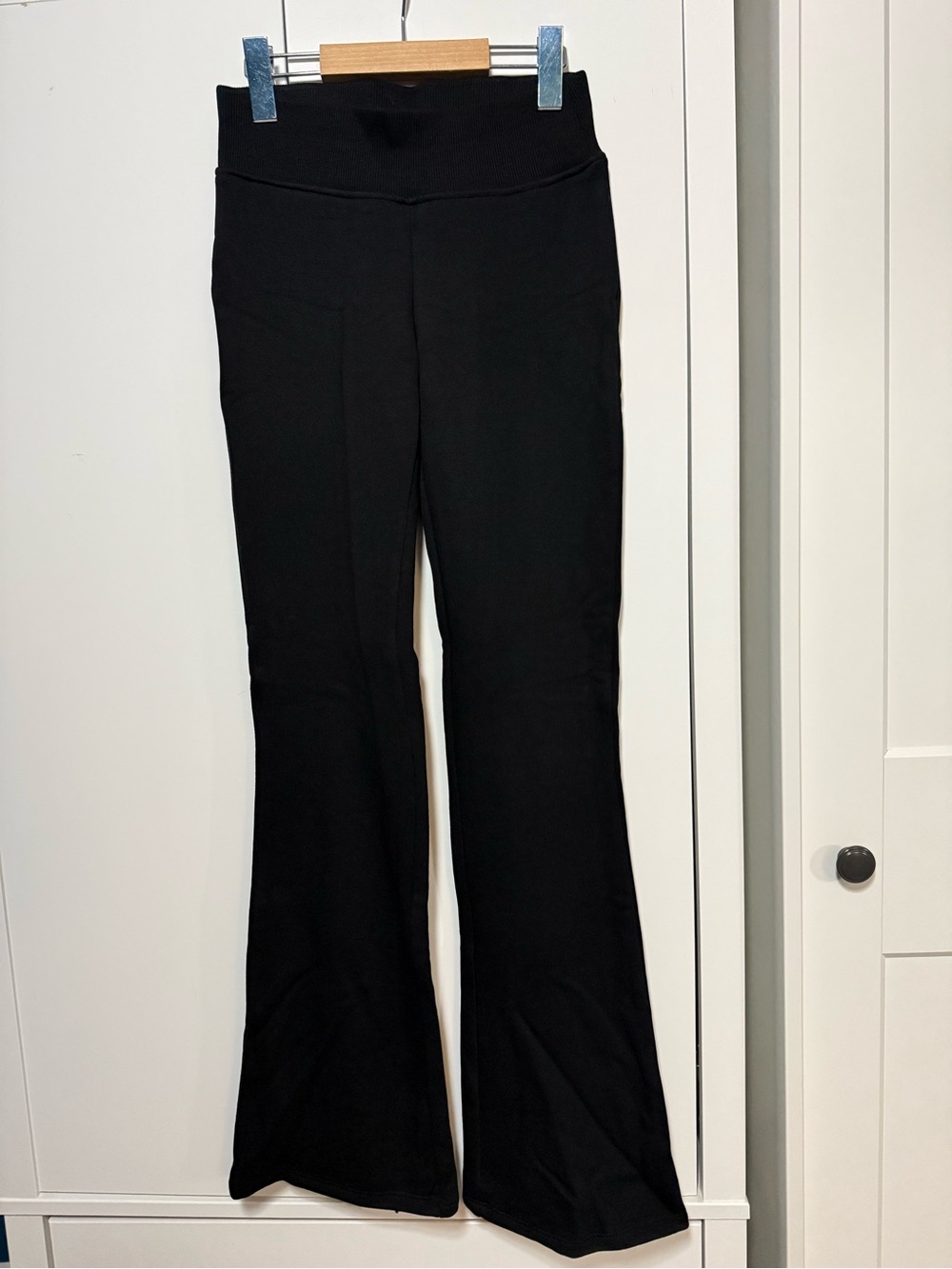 Zara Black Boot-Cut Ponte Pants